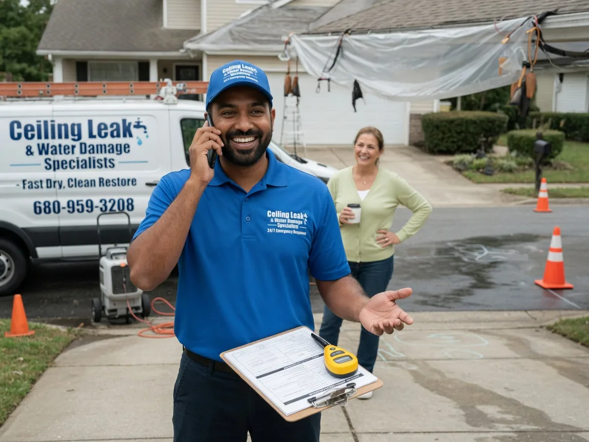 Ceiling Leak Cleanup Thompsontown, PA FAQs